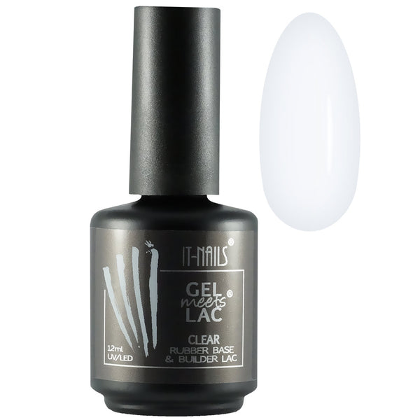 CLEAR Rubber Base & Builder Lac 12ml